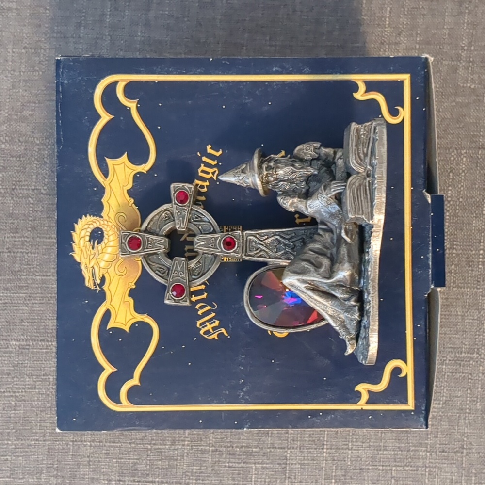 Myth and Magic pewter wizard figure